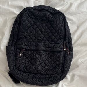 MZ Wallace Black Quilted Backpack